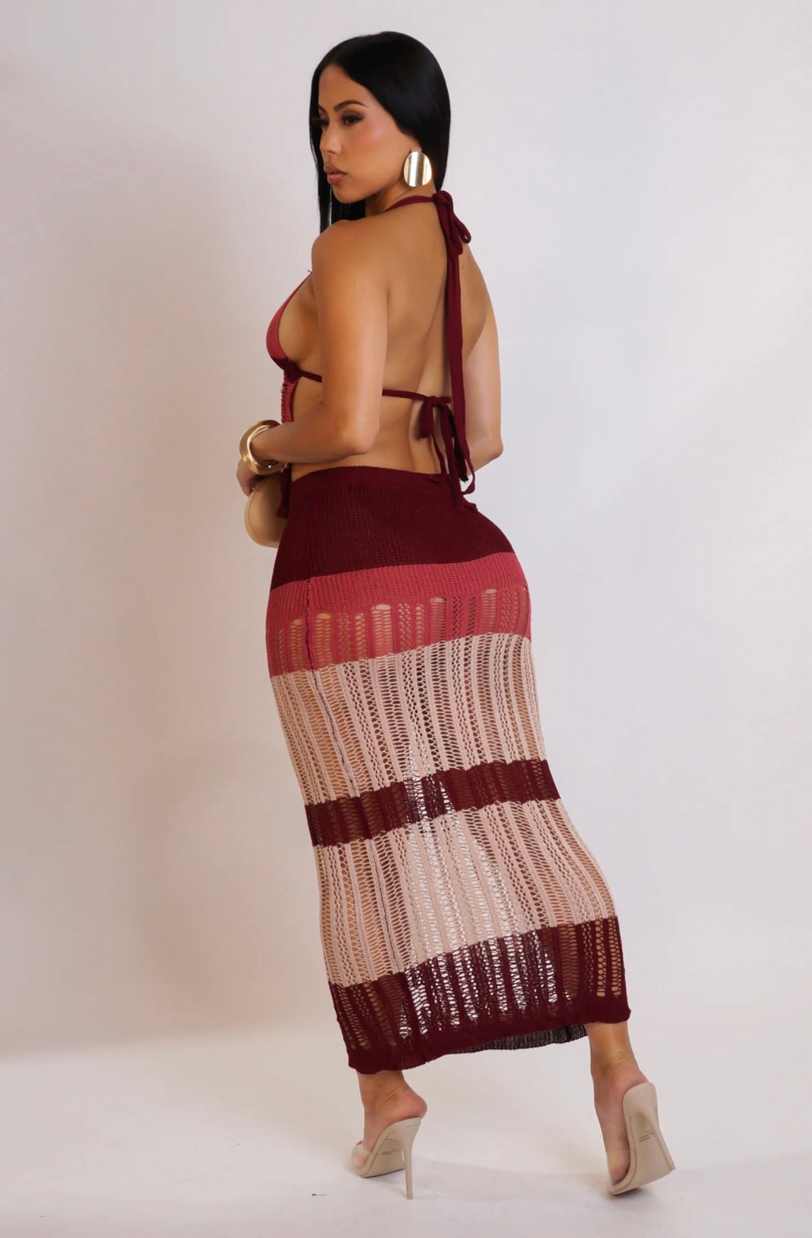 OUR LITTLE SECRET SKIRT SET - RED
