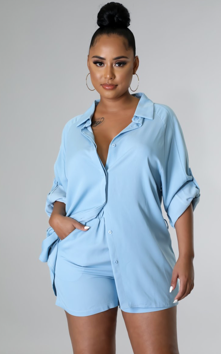 BLUE DREAM SHORT SET