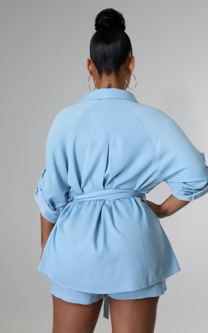 BLUE DREAM SHORT SET