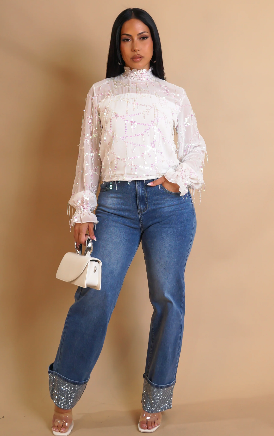 LOOK MY WAY PANTS- DENIM