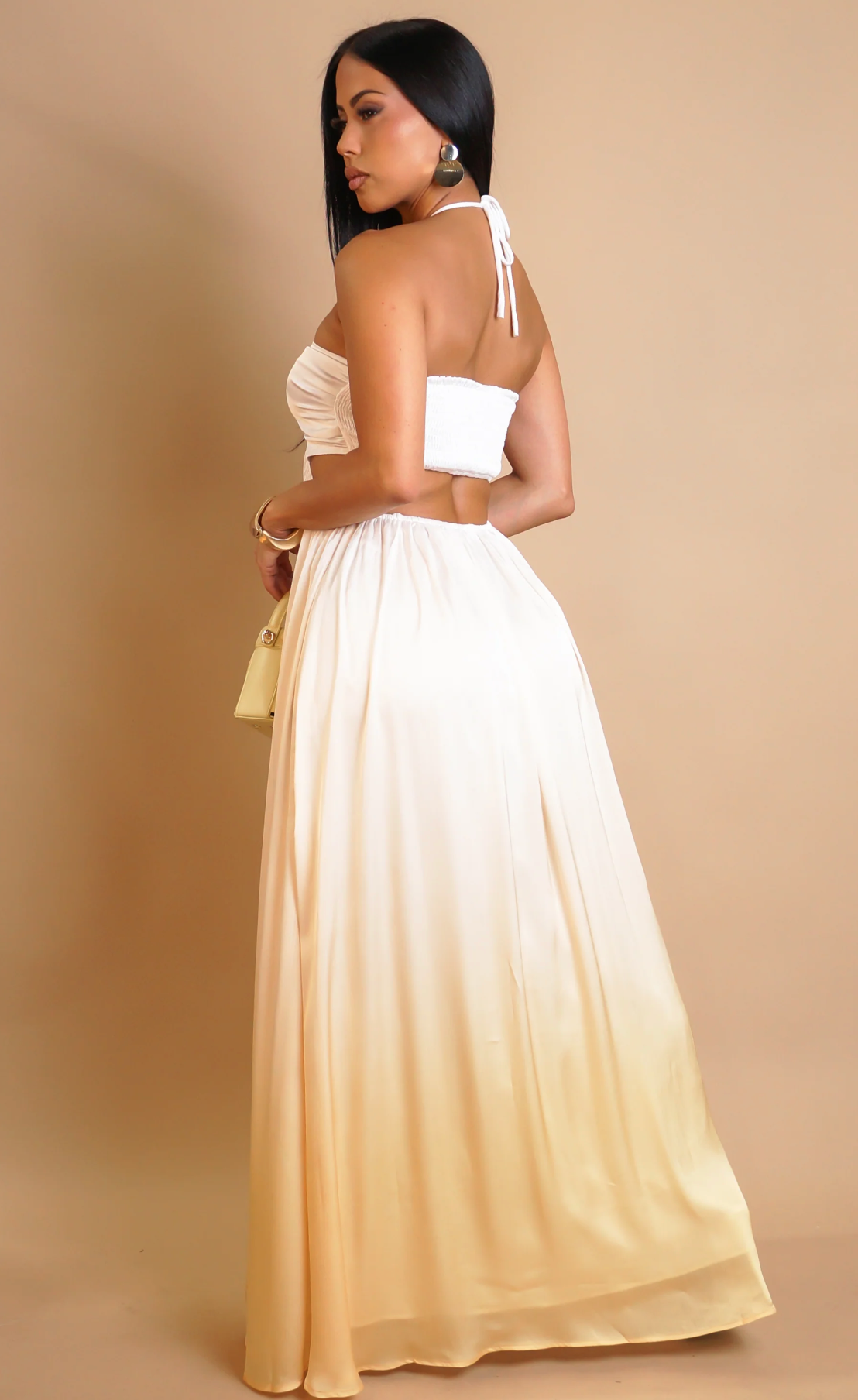 GOOD NIGHTS MAXI DRESS - YELLOW