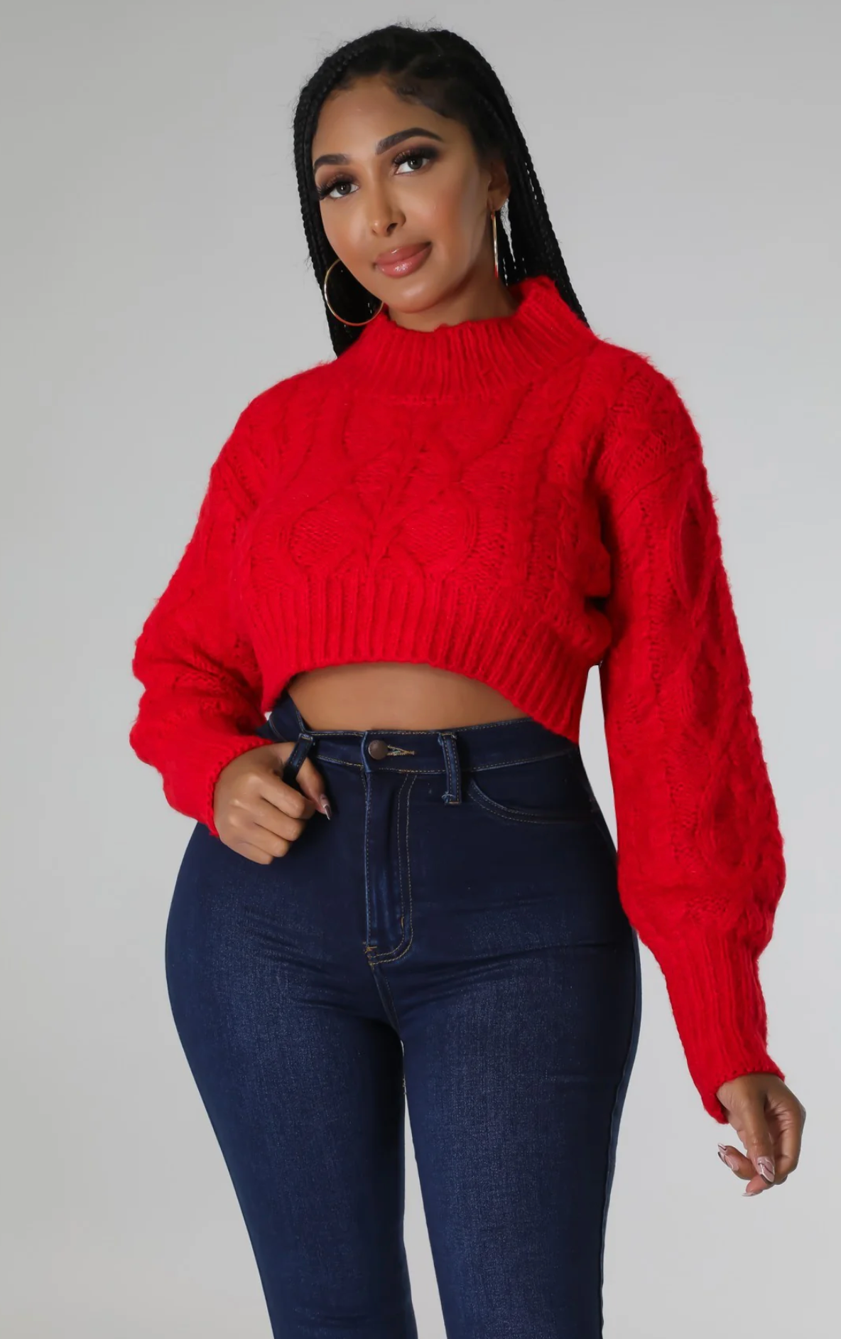 CAMILE SWEATER - RED