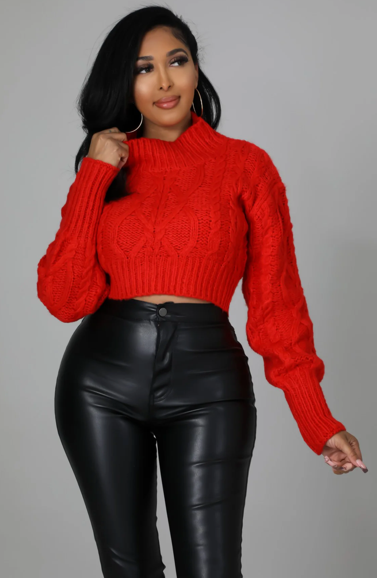 CAMILE SWEATER - RED