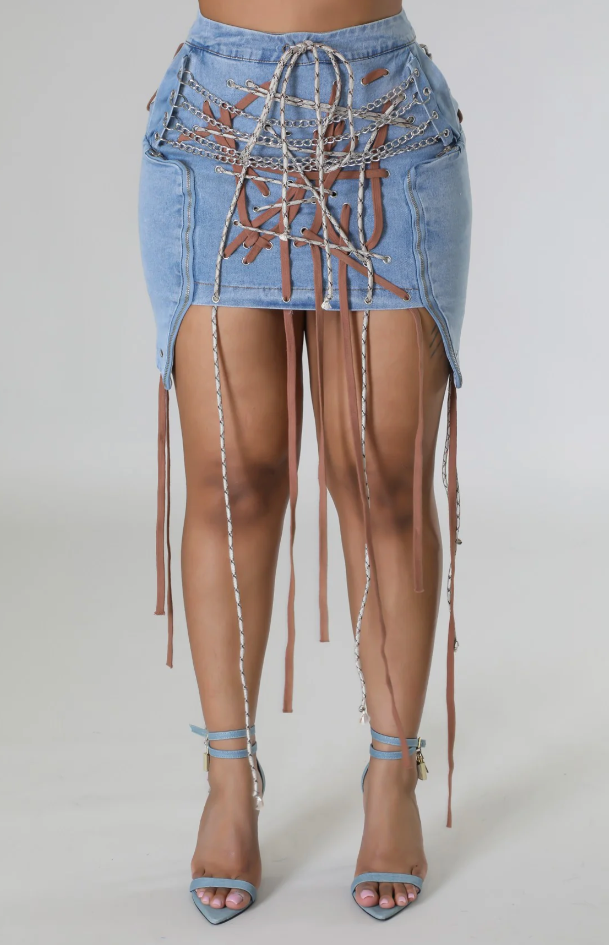 FACTS OF LIFE SKIRT (SKIRT ONLY) DENIM