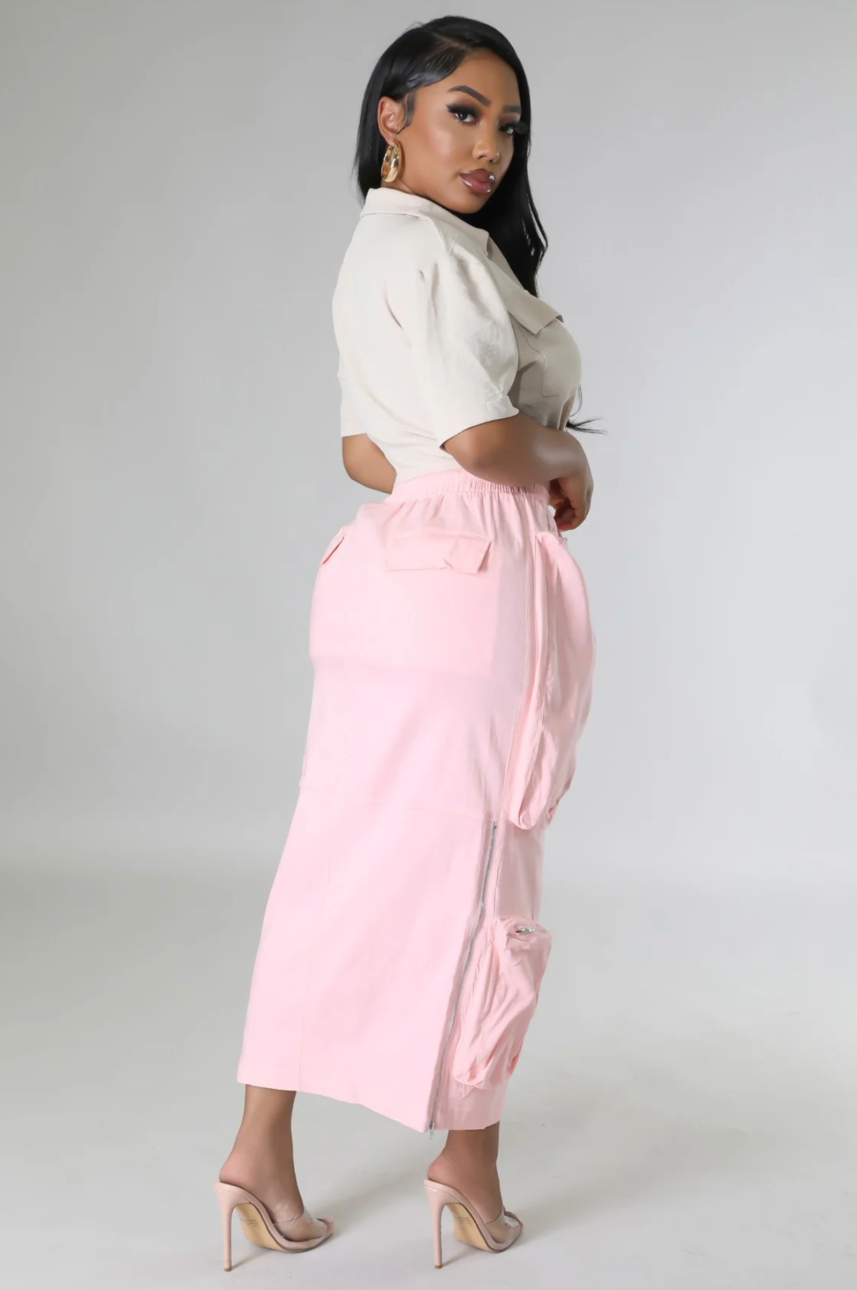 SADIE BABY SKIRT - PINK
