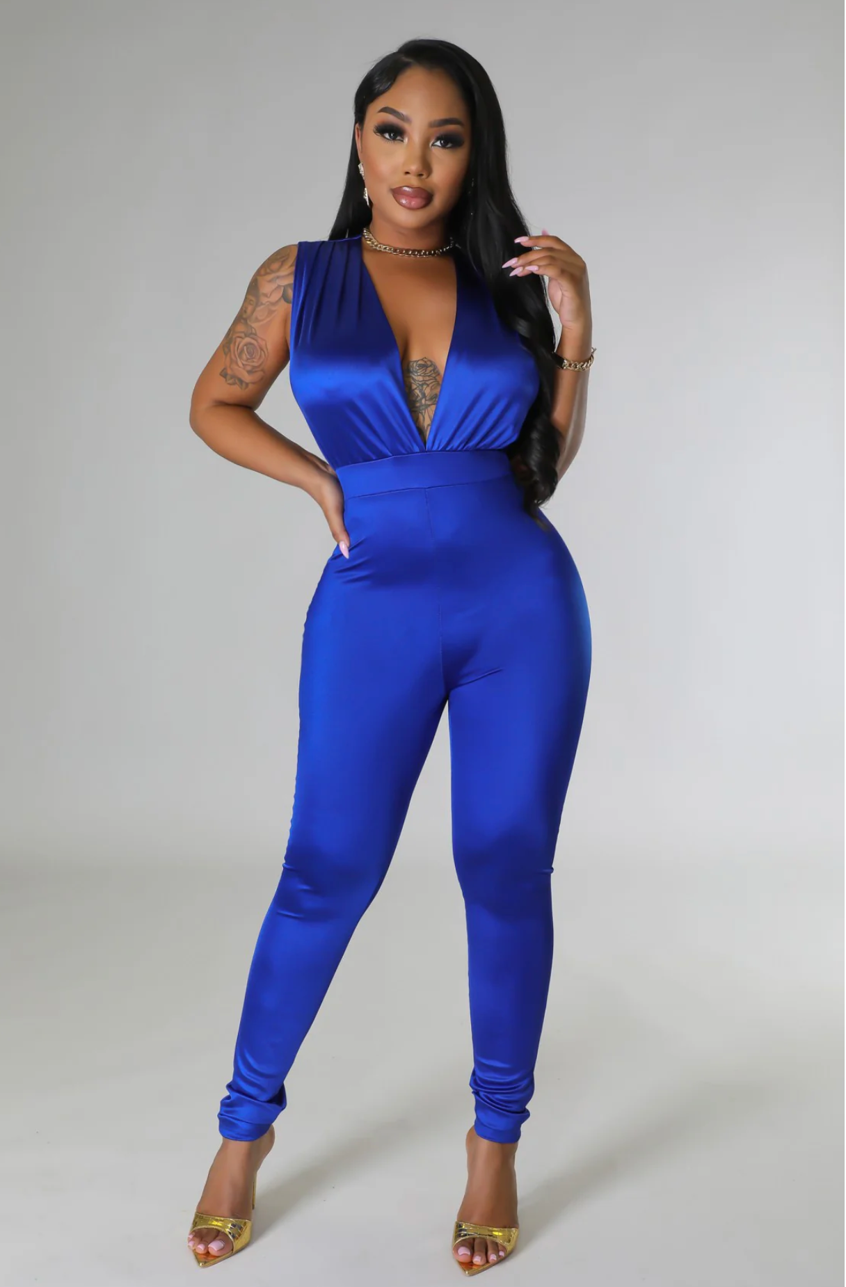 CAN'T HANDLE THIS JUMPSUIT - ROYAL BLUE