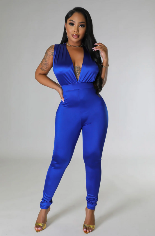 CAN'T HANDLE THIS JUMPSUIT - ROYAL BLUE
