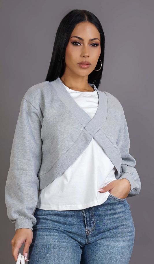 EASY DAYS SWEATER - GREY