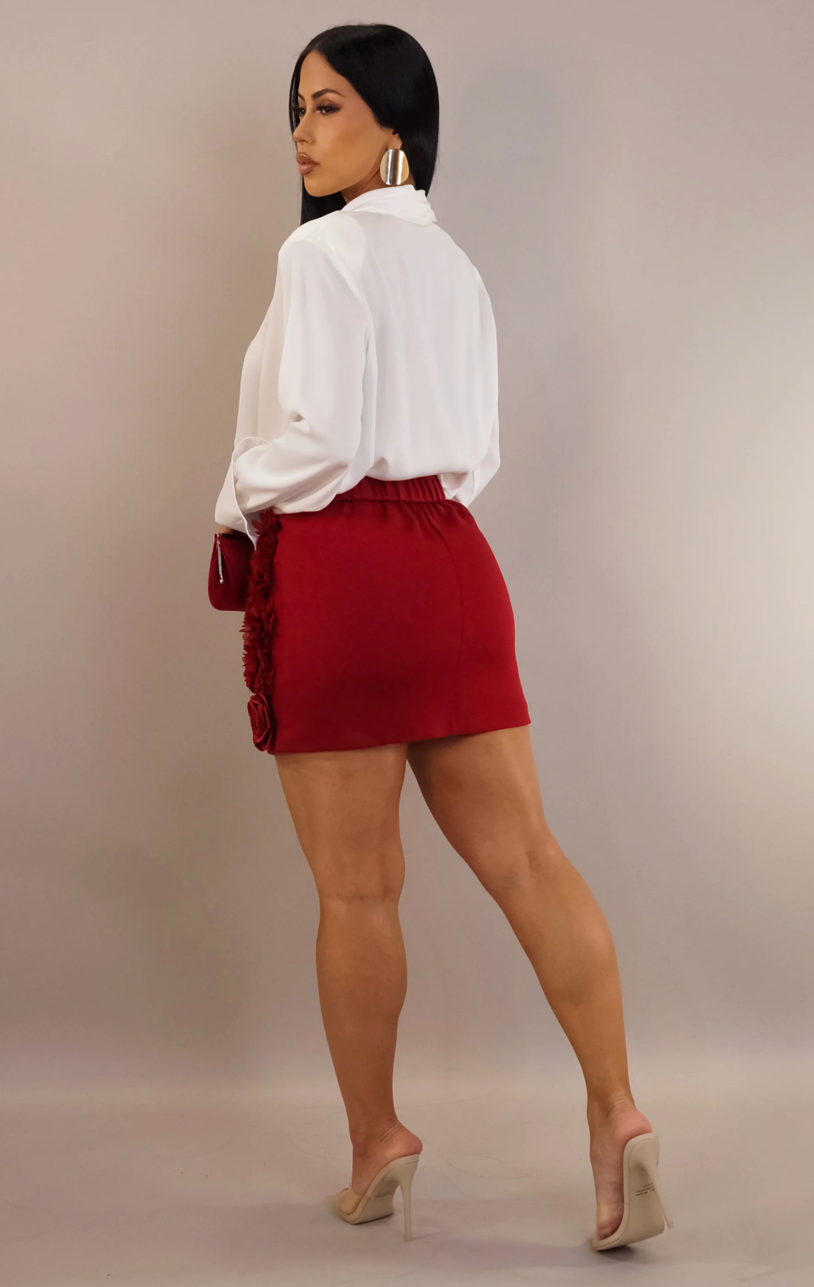 KEEP IT CHIC SKIRT - RED