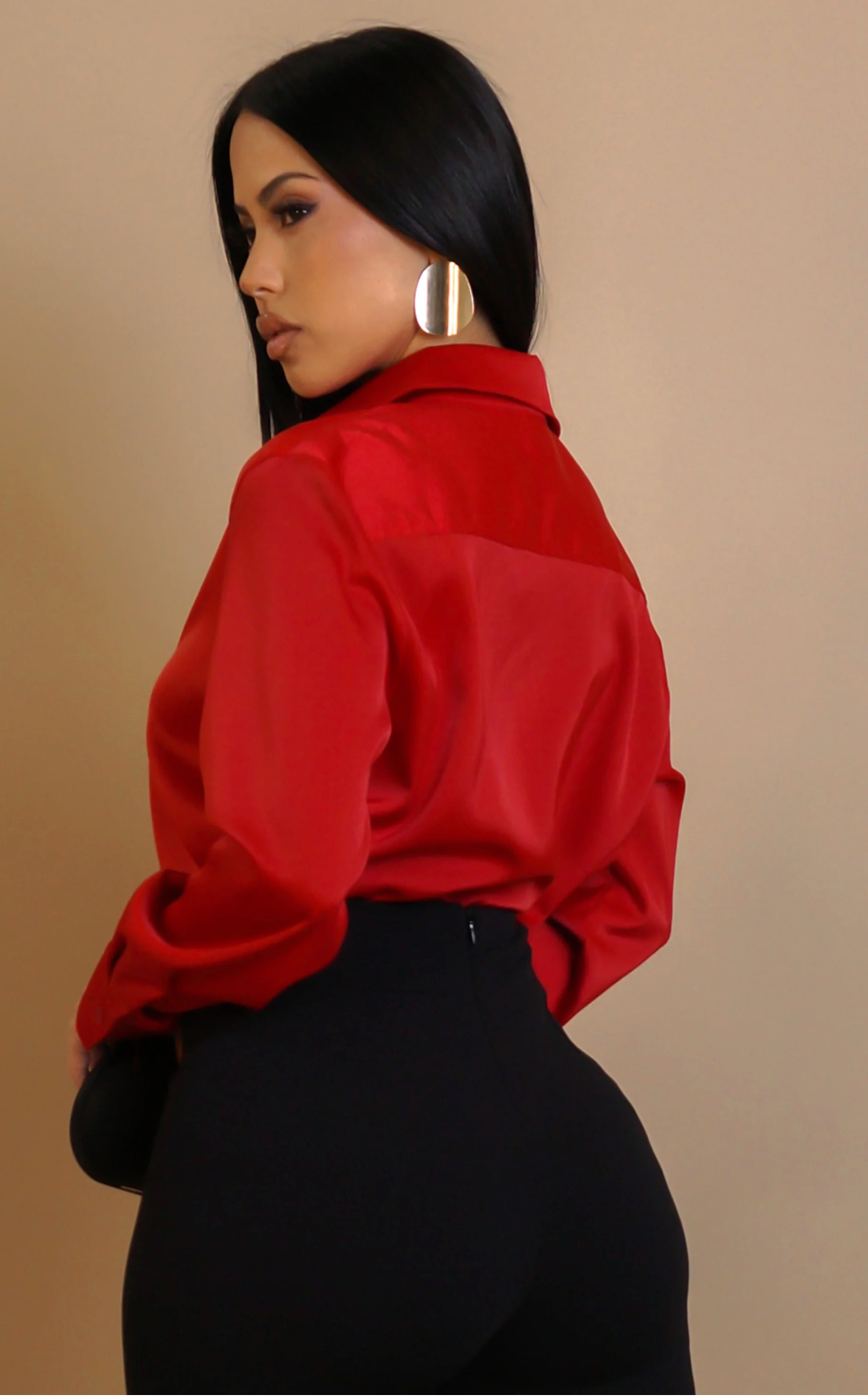 KEEP PLAYIN' BLOUSE - RED