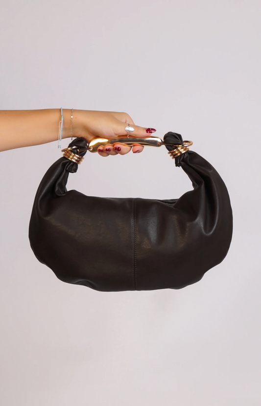THE MILAN PURSE - BROWN