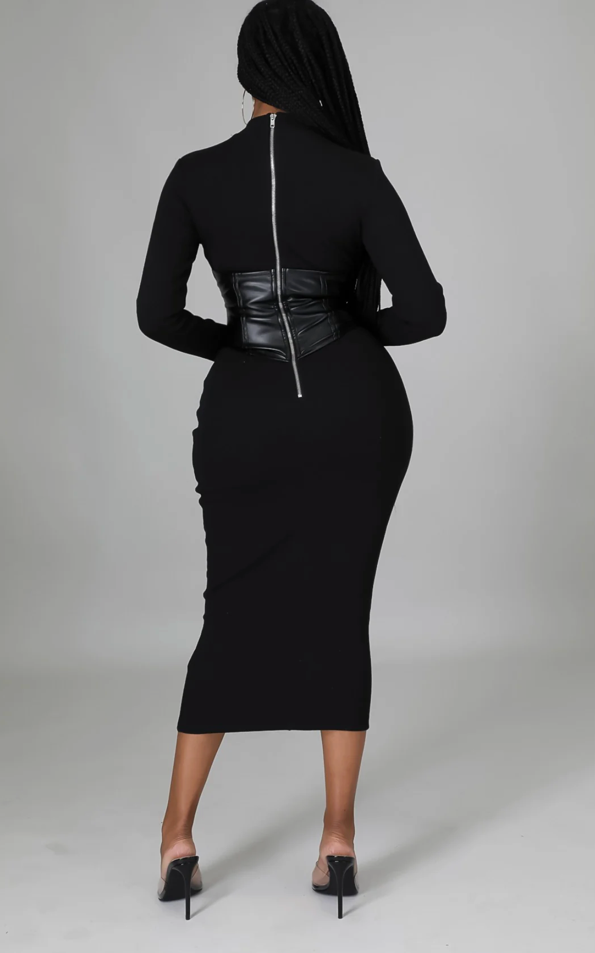 LITTLE MISS FLIRT DRESS - BLACK