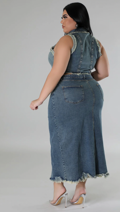 TAKE A LOOK SKIRT SET PLUS