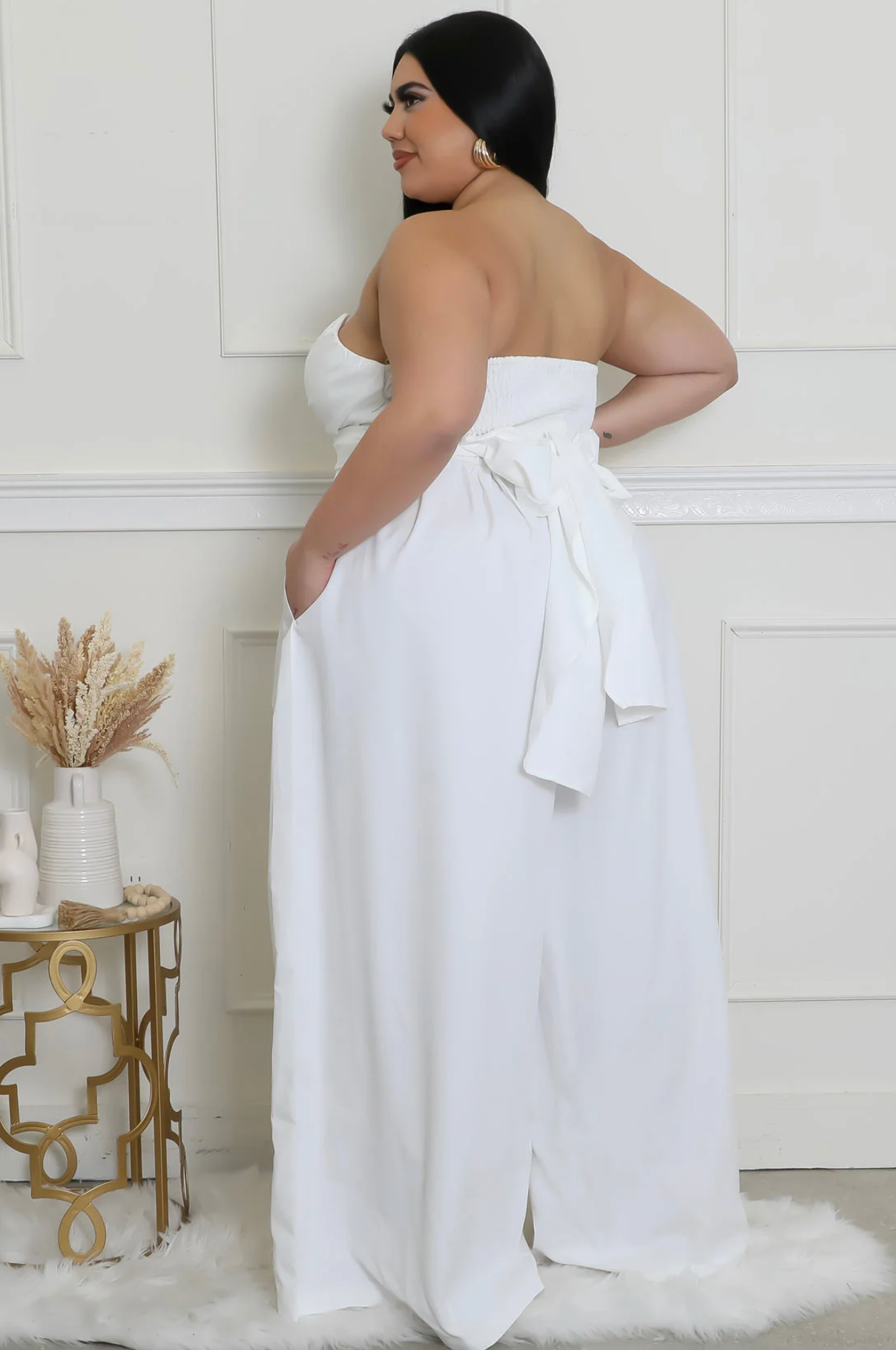 SWEET ESSENCE JUMPSUIT - WHITE