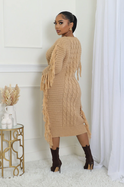 THAT GAL DRESS PLUS - CARAMEL