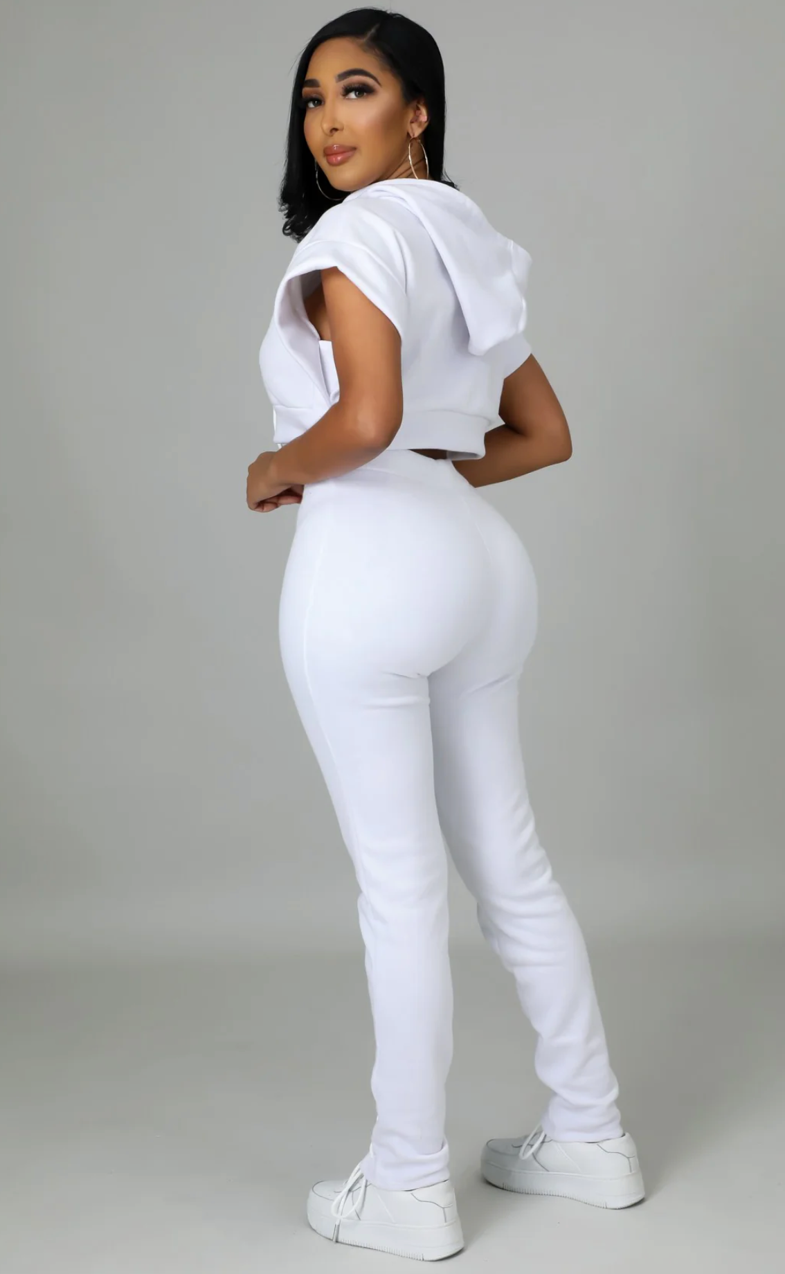 CHASITY PANT SET - WHITE