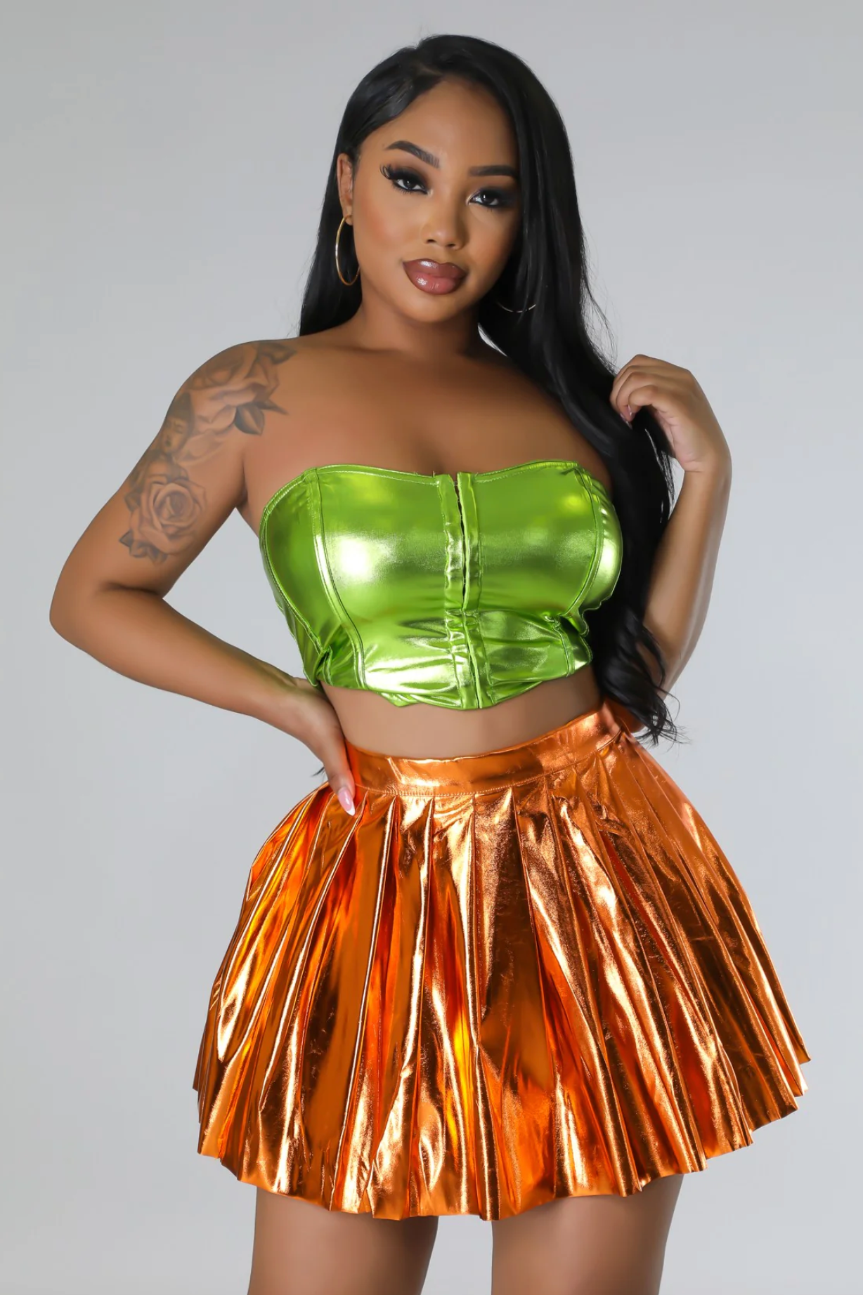 AMIYAH BABE SKIRT - ORANGE
