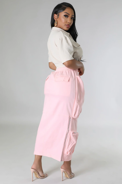 SADIE BABY SKIRT - PINK