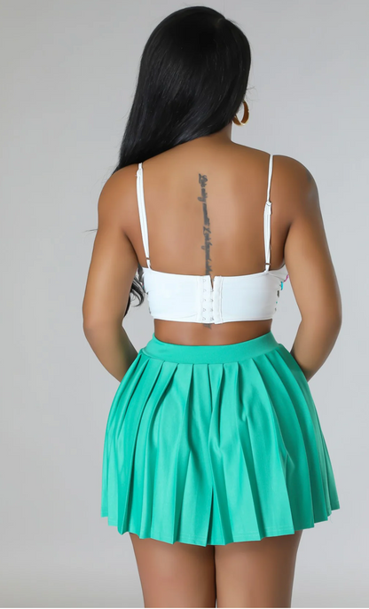 HERMIEN SKIRT - GREEN