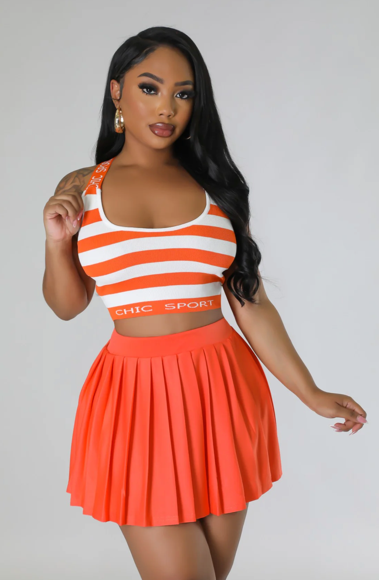 HERMIEN SKIRT - ORANGE