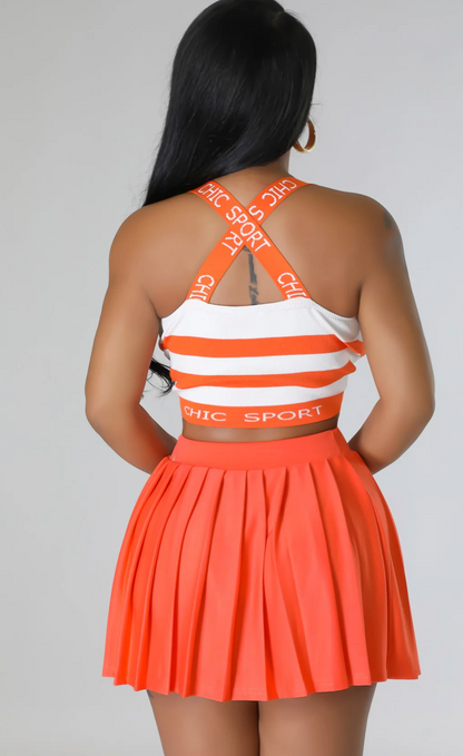 HERMIEN SKIRT - ORANGE