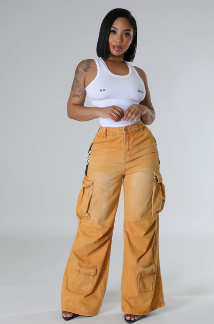 HONEY HUE PANTS - MUSTARD