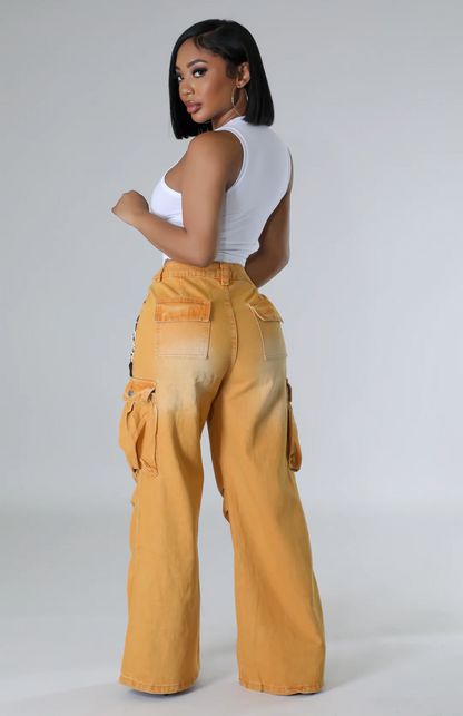 HONEY HUE PANTS - MUSTARD