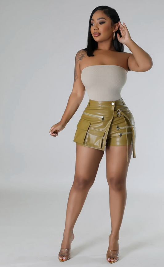BLIND ENERGY SKORT (SHORTS ONLY) - OLIVE