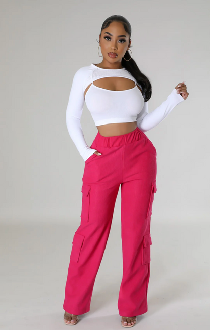 JOSLIN PANTS - VIVA MAGENTA