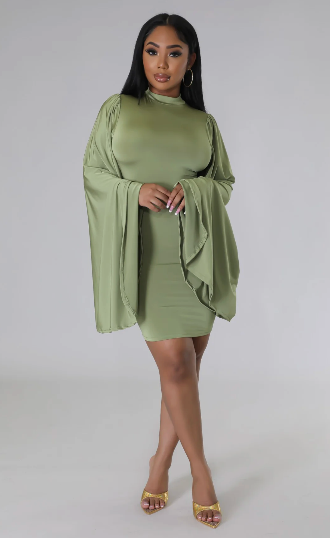 FEELING SERENITY DRESS - WATER GRASS