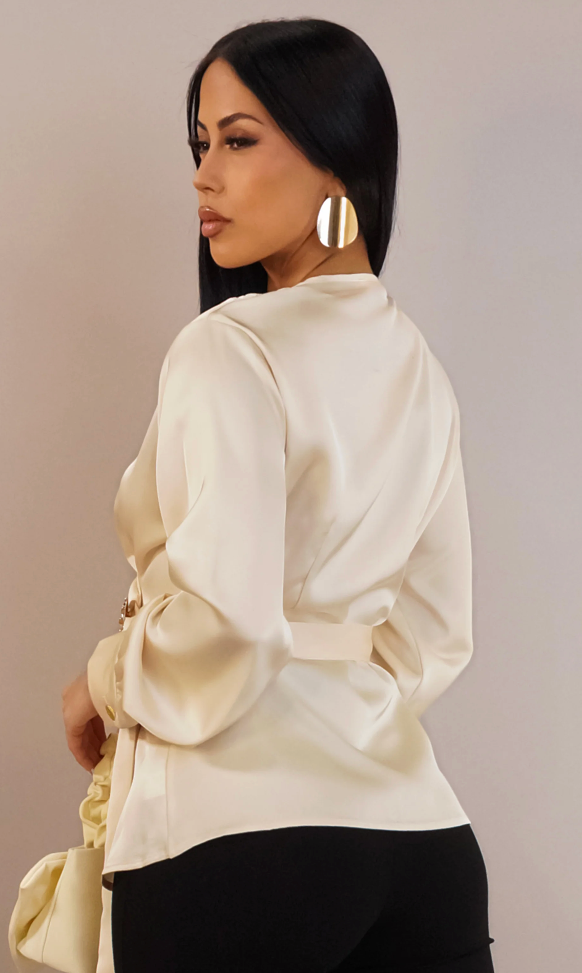 ALL OVER ME BLOUSE - CREAM