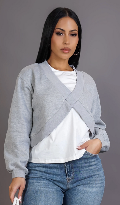 EASY DAYS SWEATER - GREY