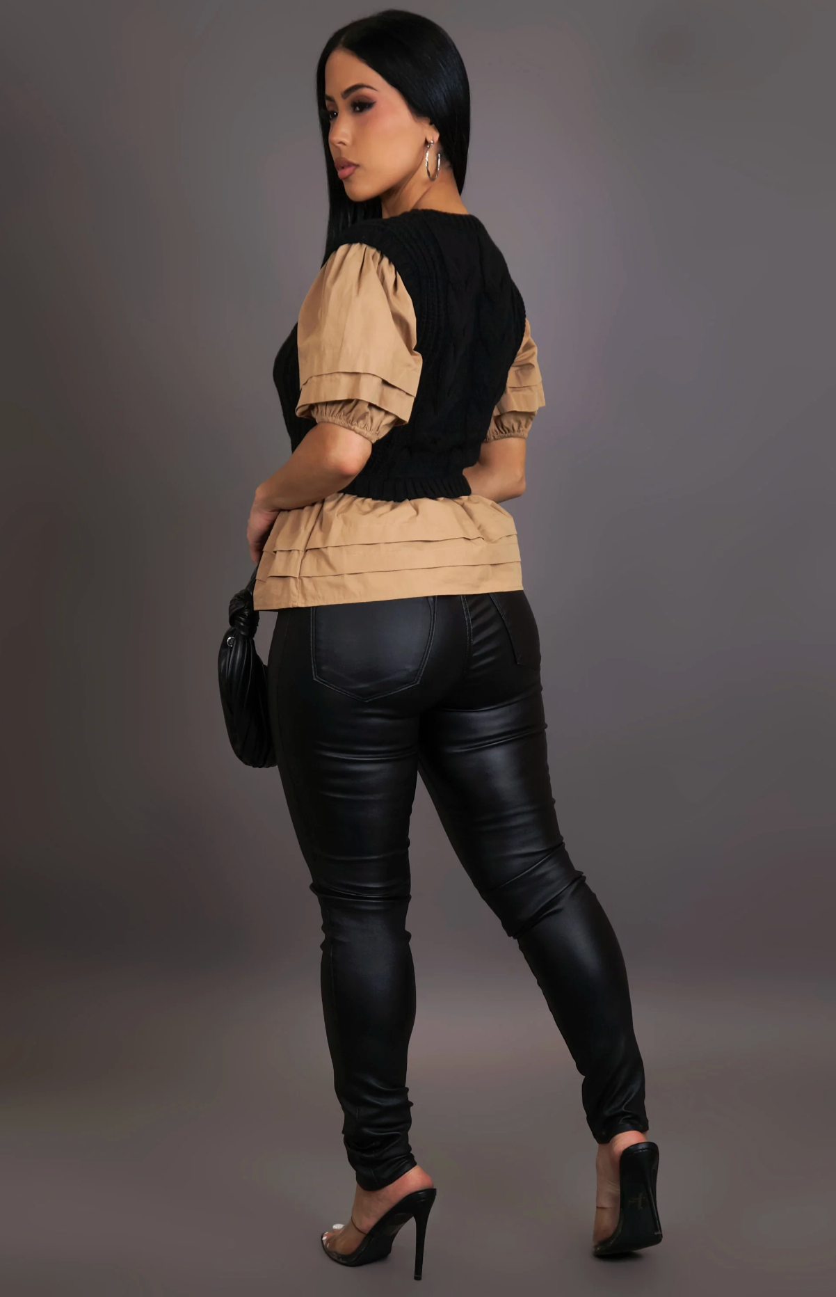 READY OR NOT TOP - BLACK