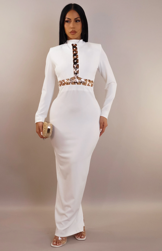 BEST IN TOWN DRESS - WHITE