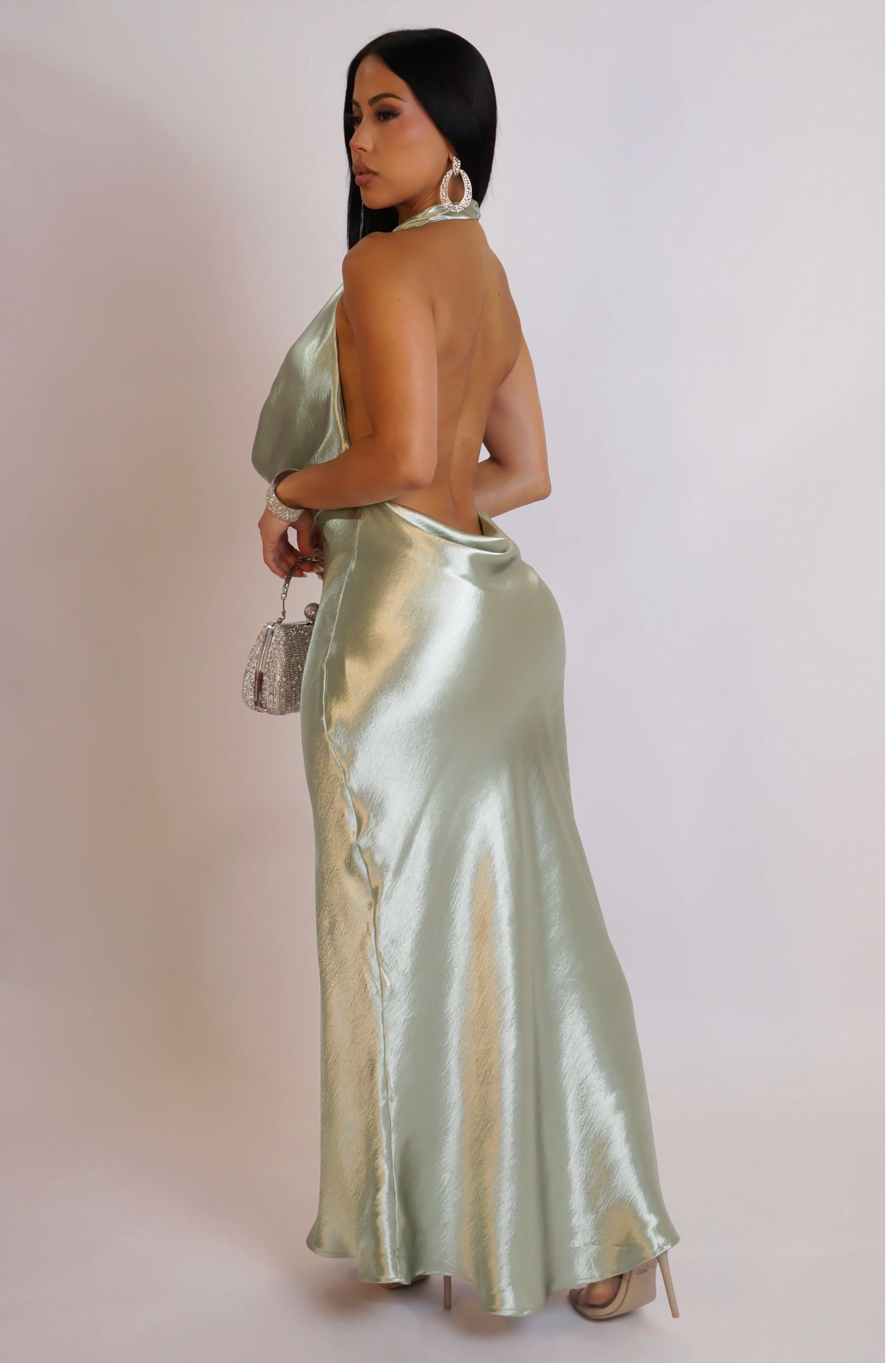 KEEP IT SEXY MAXI DRESS - SAGE