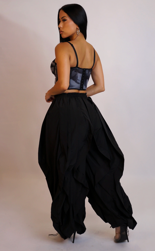 CIRCLING BACK JOGGER - BLACK