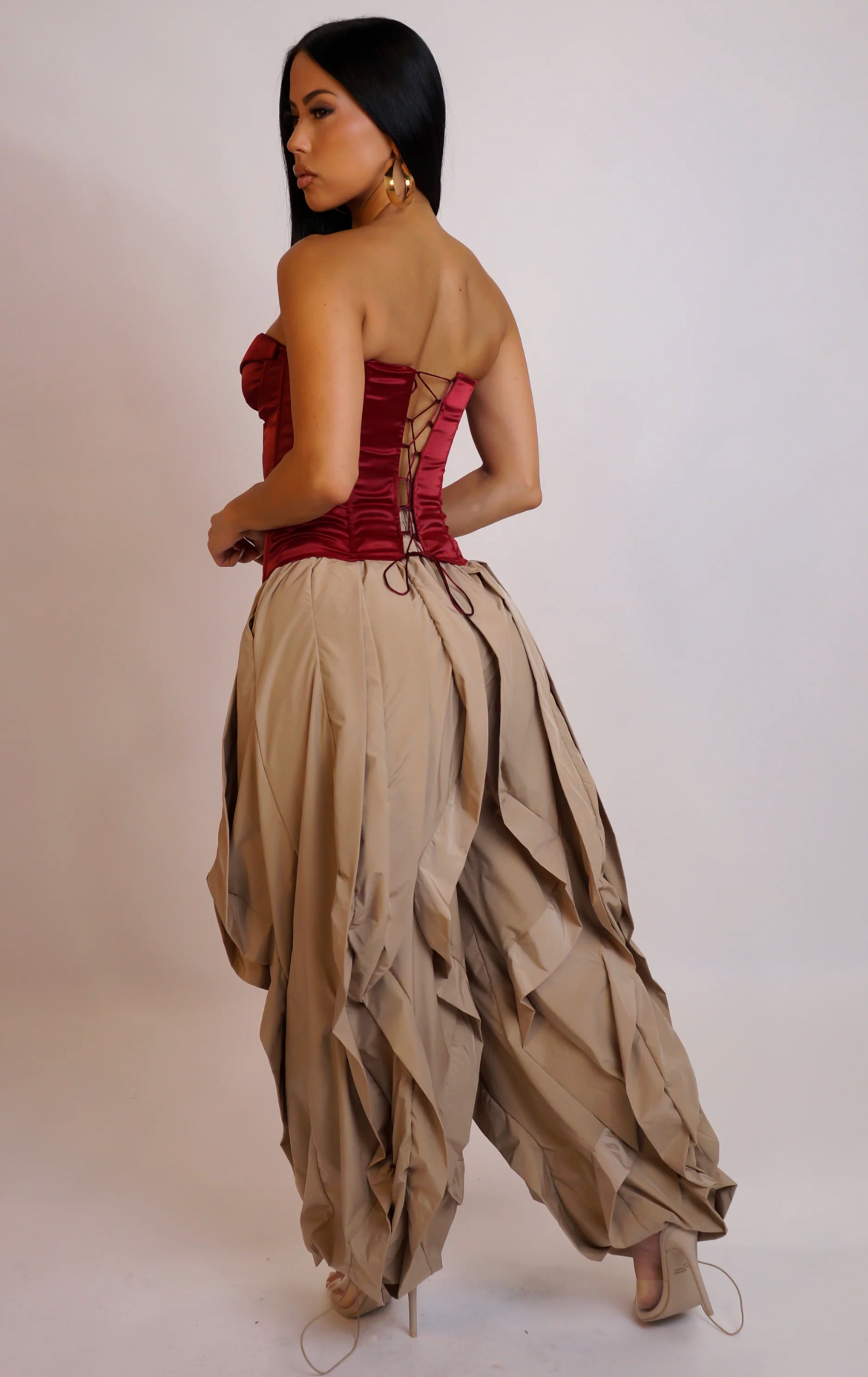 CIRCLING BACK JOGGER - TAUPE