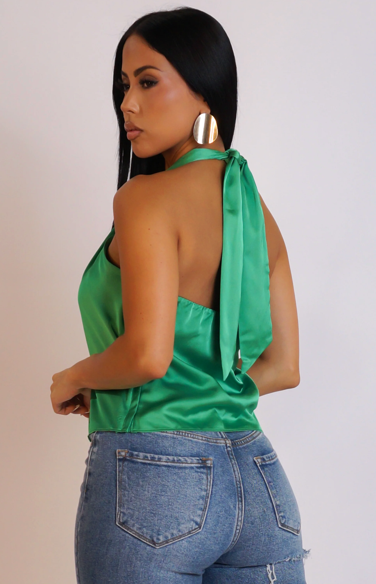 BREAKING FREE CROP TOP - GREEN