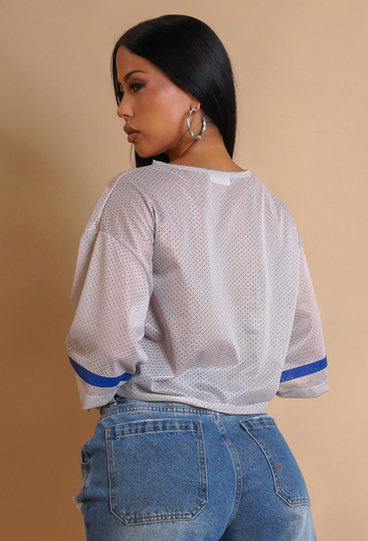 GOT IT COVERED CROP TOP - GREY