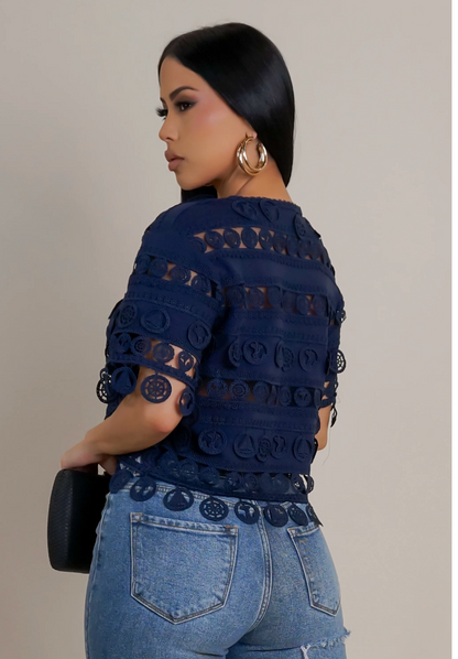 MADE FOR ME TOP - BLUE