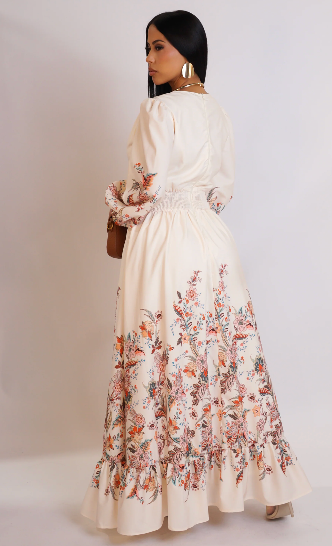 MY WAY MAXI DRESS - CREAM