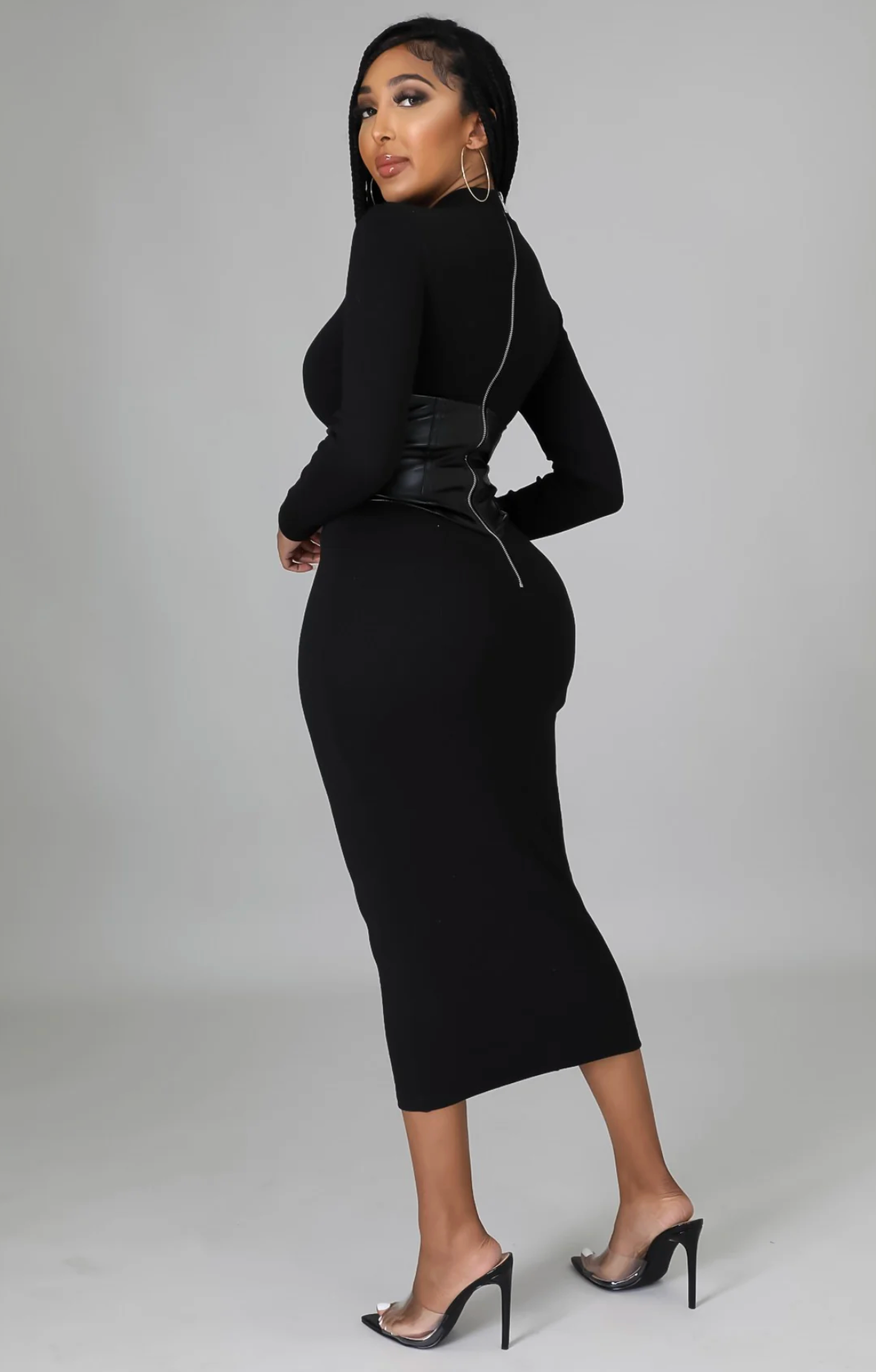 LITTLE MISS FLIRT DRESS - BLACK