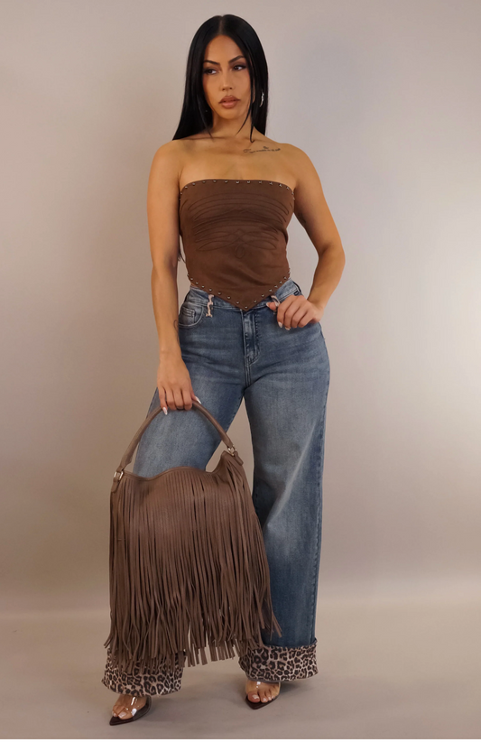 FIERCE PANTS - DENIM