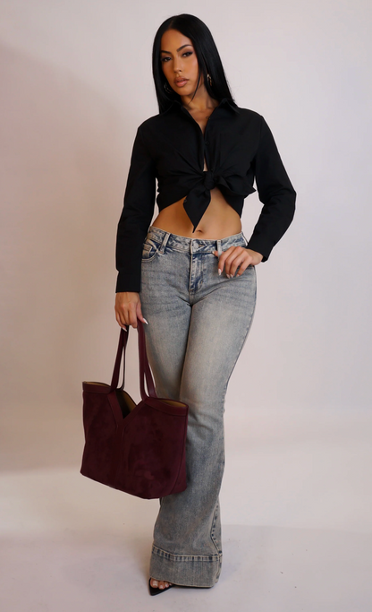 BYE GIRL PANTS - DENIM