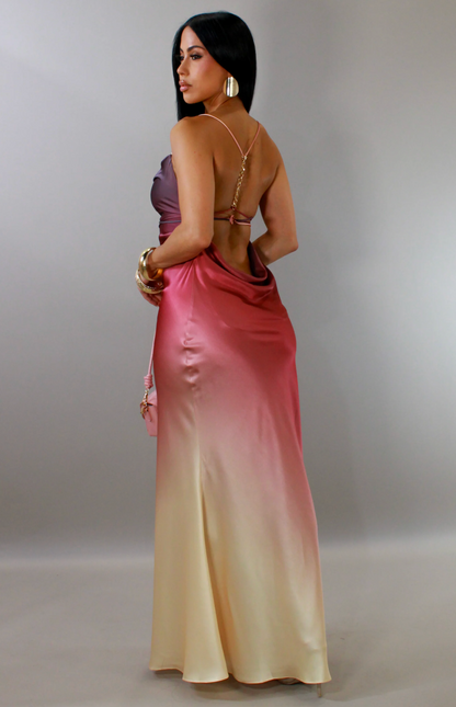 SAVE A DANCE MAXI DRESS -PINK
