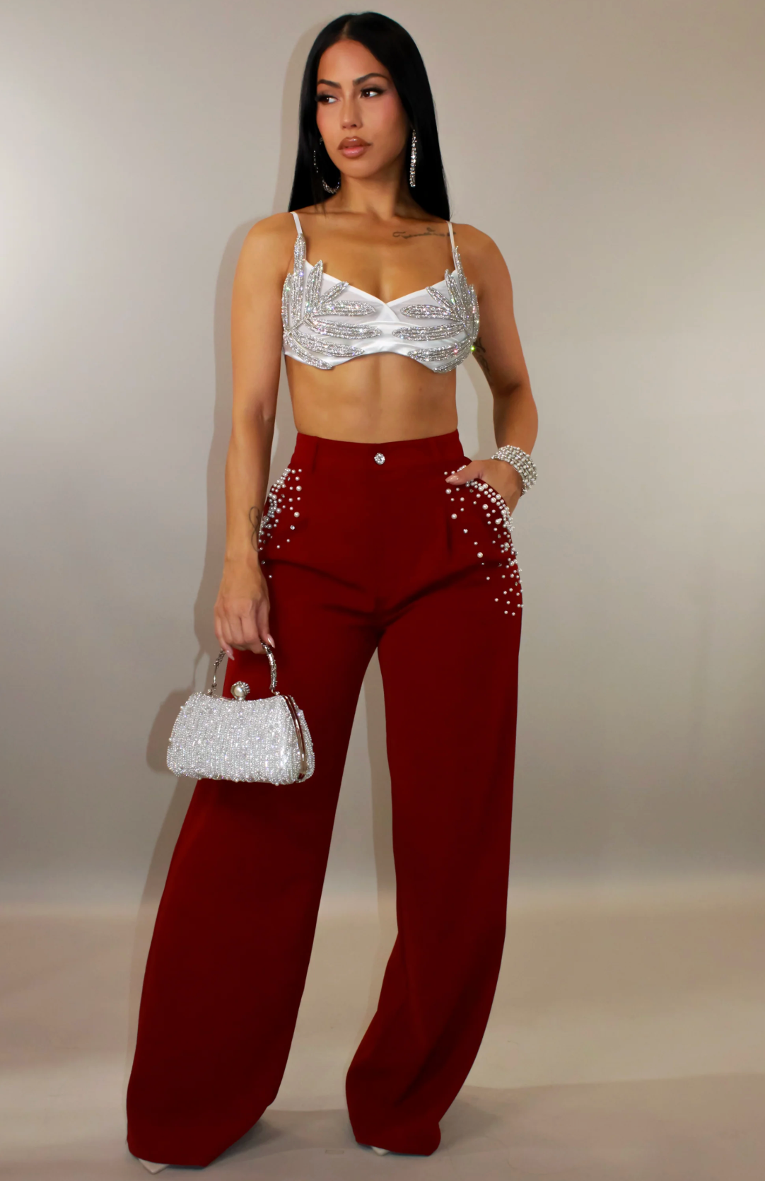 CITY TRENDS PANTS - RED