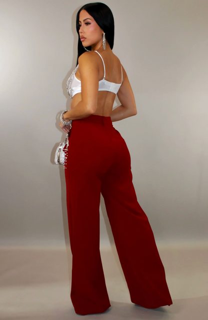 CITY TRENDS PANTS - RED