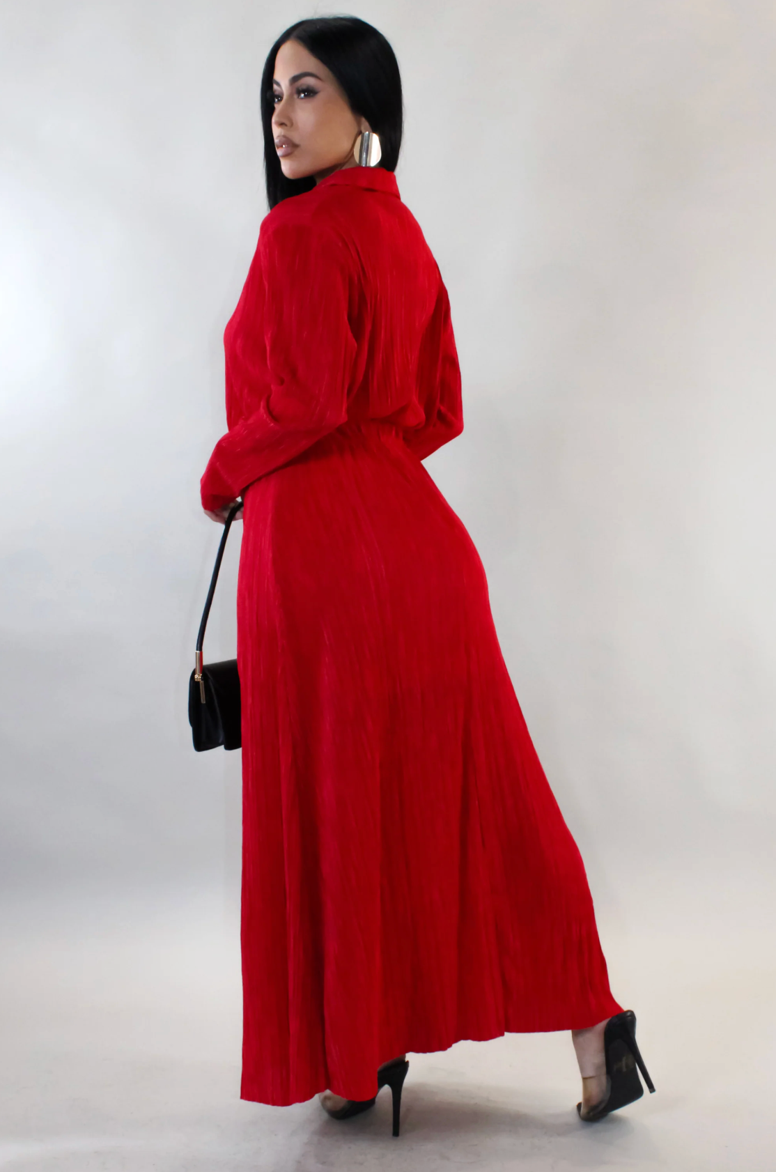 Give You A House Tour Skirt Set - Red