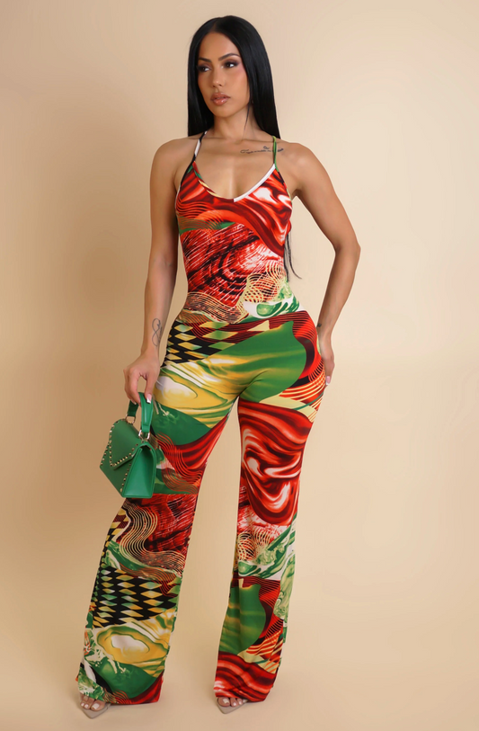 Ready For It Jumpsuit - Red