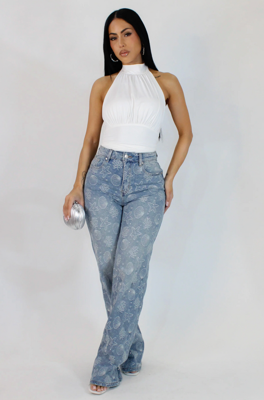 Seashell Jean - Light Wash